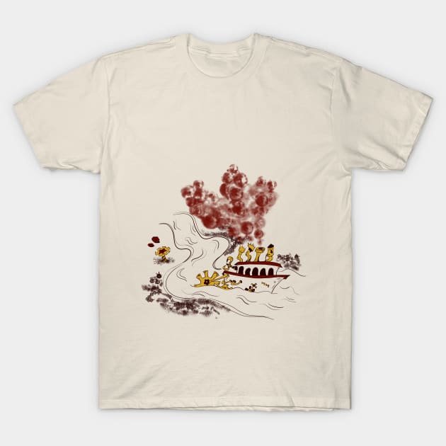 Full Steam Ahead T-Shirt by GeekVisionProductions